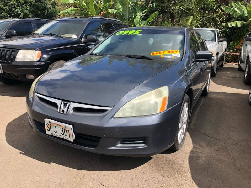 2007 Honda Accord for sale at PACIFIC ISLAND AUTO SALES in Wahiawa HI