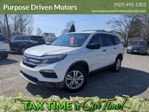 2016 Honda Pilot for sale at Purpose Driven Motors in Sidney OH