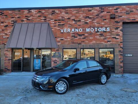 2012 Ford Fusion Hybrid for sale at Verano Motors in Addison IL