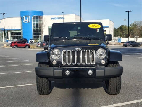 2016 Jeep Wrangler Unlimited for sale at Southern Auto Solutions - Honda Carland in Marietta GA