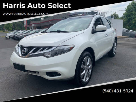 2014 Nissan Murano for sale at Harris Auto Select in Winchester VA