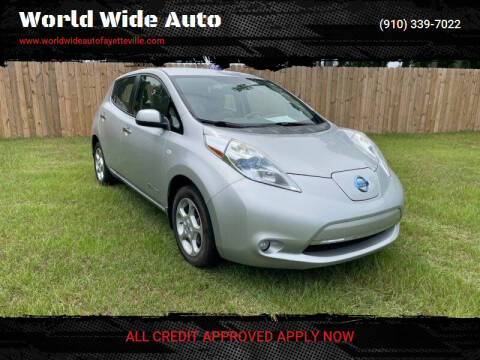 2012 Nissan LEAF for sale at World Wide Auto in Fayetteville NC
