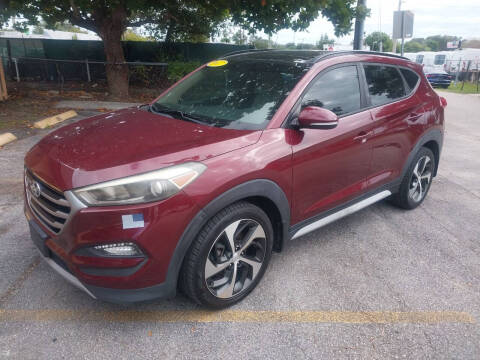 2017 Hyundai Tucson for sale at P S AUTO ENTERPRISES INC in Miramar FL