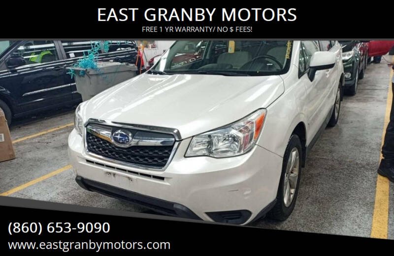 2014 Subaru Forester for sale at EAST GRANBY MOTORS in East Granby CT