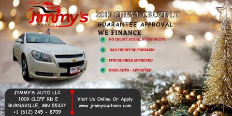 2011 Chevrolet Malibu for sale at JIMMYS AUTO LLC in Burnsville MN