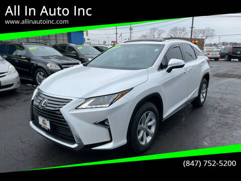 2016 Lexus RX 350 for sale at All In Auto Inc in Palatine IL