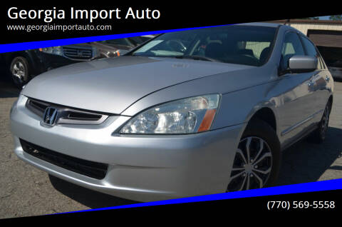 2005 Honda Accord for sale at Georgia Import Auto in Alpharetta GA