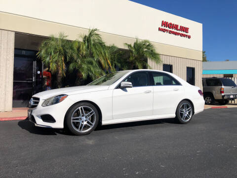 2015 Mercedes-Benz E-Class for sale at HIGH-LINE MOTOR SPORTS in Brea CA