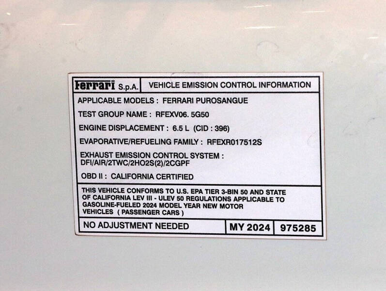 2024 Ferrari Purosangue