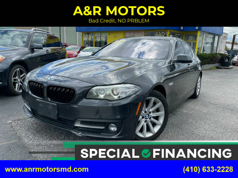 2015 BMW 5 Series for sale at A&R MOTORS in Baltimore MD