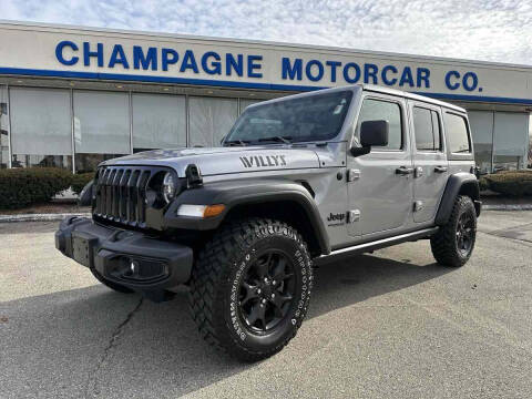 2021 Jeep Wrangler Unlimited for sale at Champagne Motor Car Company in Willimantic CT