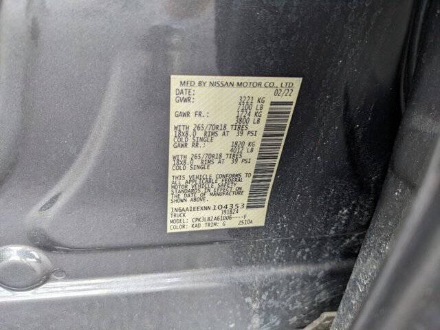 2022 Nissan Titan 30