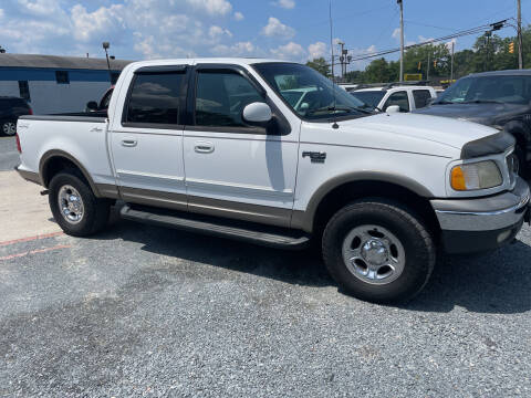 2001 Ford F-150 for sale at LAURINBURG AUTO SALES in Laurinburg NC