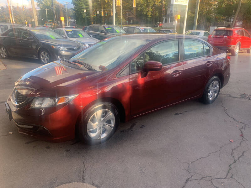 2015 Honda Civic for sale at CAR CORNER RETAIL SALES in Manchester CT
