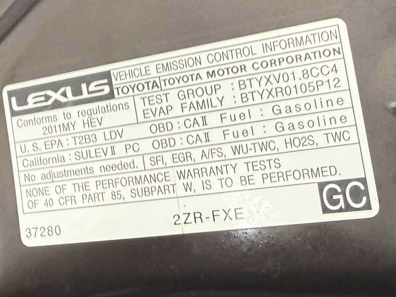 2011 Lexus CT 200h Premium