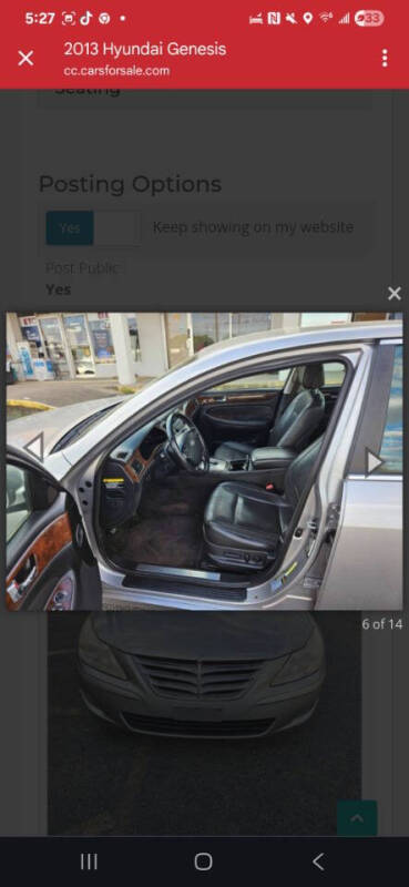 2011 Hyundai Genesis 3.8L V6