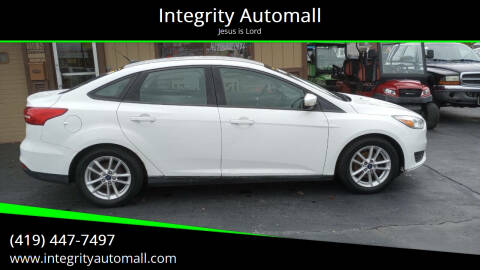 2015 Ford Focus for sale at Integrity Automall in Tiffin OH