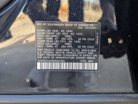 2024 Volkswagen Atlas SEL Premium R-Line 4Motion