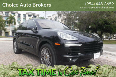 2016 Porsche Cayenne for sale at Choice Auto Brokers in Fort Lauderdale FL