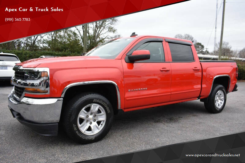 2018 Chevrolet Silverado 1500 for sale at Apex Car & Truck Sales in Apex NC