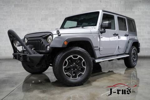 2017 Jeep Wrangler Unlimited for sale at J-Rus Inc. in Macomb MI