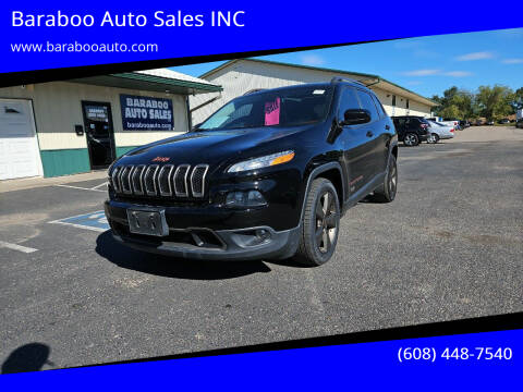 2017 Jeep Cherokee for sale at Baraboo Auto Sales INC in Baraboo WI