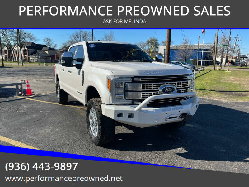 2017 Ford F-250 Super Duty for sale at PERFORMANCE PREOWNED SALES in Conroe TX