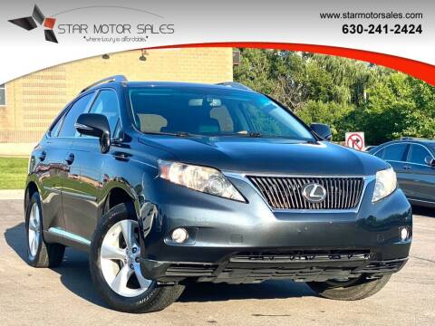 2010 Lexus RX 350 for sale at Star Motor Sales in Downers Grove IL