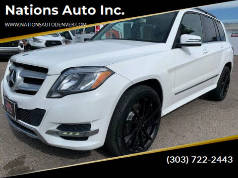 2015 Mercedes-Benz GLK for sale at Nations Auto Inc. in Denver CO