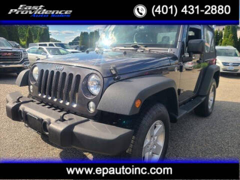 2014 Jeep Wrangler for sale at East Providence Auto Sales in East Providence RI