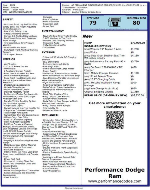 2021 Porsche Taycan
