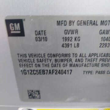 2010 Chevrolet Malibu LT