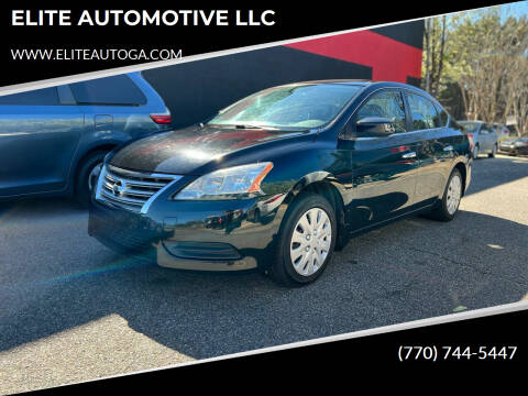 2013 Nissan Sentra for sale at ELITE AUTOMOTIVE LLC in Alpharetta GA
