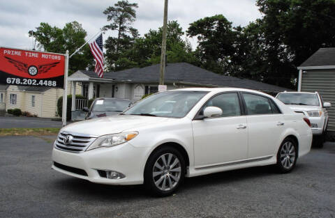 2011 Toyota Avalon for sale at Prime Time Motors in Marietta GA