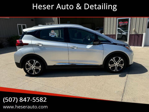 2020 Chevrolet Bolt EV for sale at Heser Auto & Detailing in Jackson MN