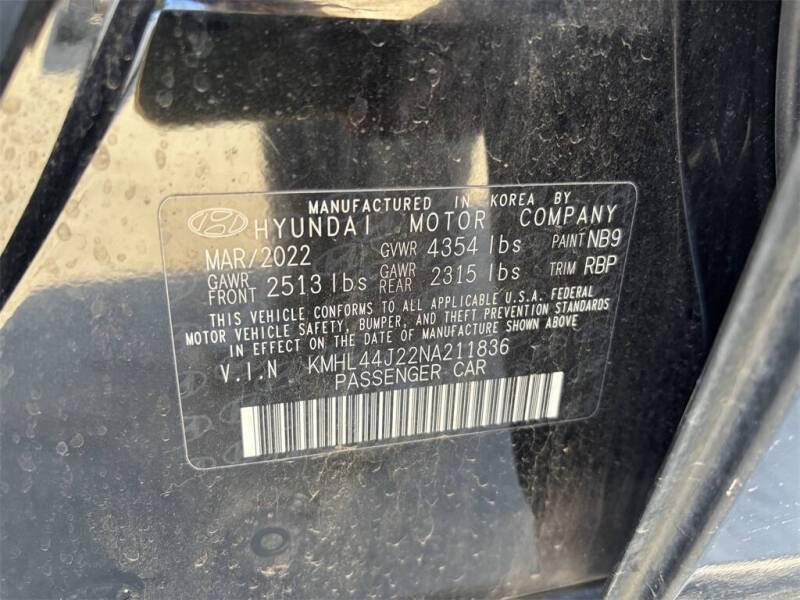 2022 Hyundai Sonata SEL Plus