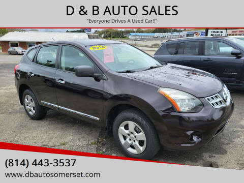 2014 Nissan Rogue Select for sale at D & B AUTO SALES in Somerset PA