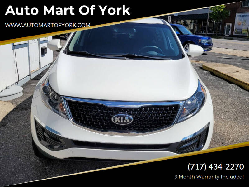 2016 Kia Sportage for sale at Auto Mart Of York in York PA