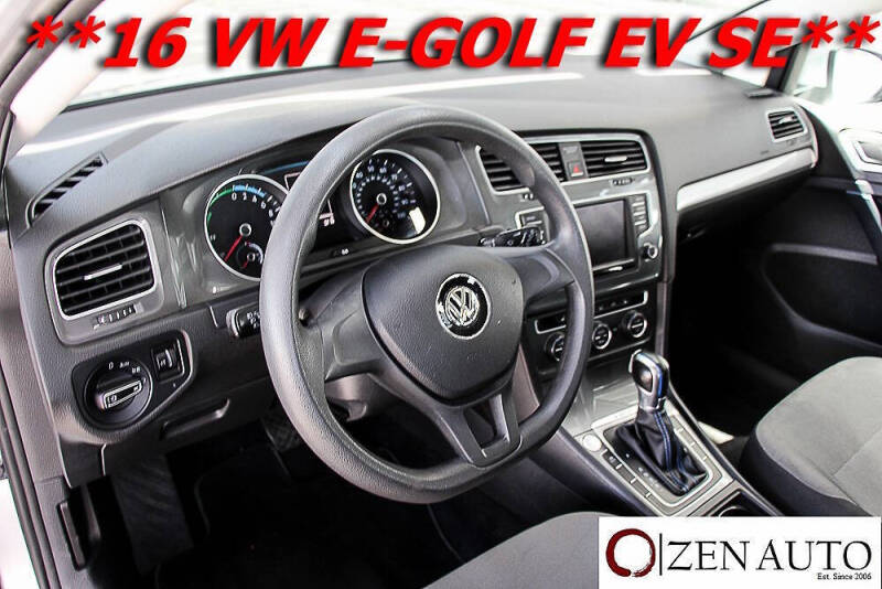 2016 Volkswagen e-Golf SE