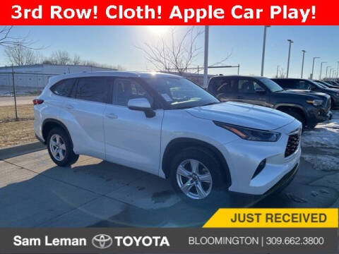 2023 Toyota Highlander for sale at Sam Leman Toyota Bloomington in Bloomington IL