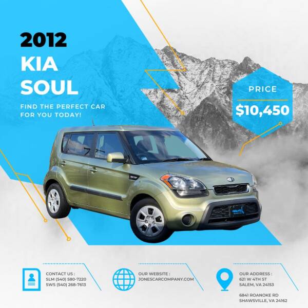 2012 Kia Soul for sale at Jones Car Company in Salem VA
