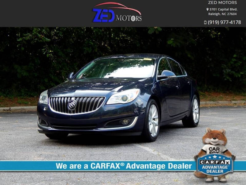 2015 Buick Regal for sale at Zed Motors in Raleigh NC