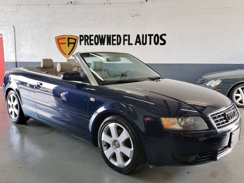 2004 Audi A4 for sale at Preowned FL Autos in Pompano Beach FL