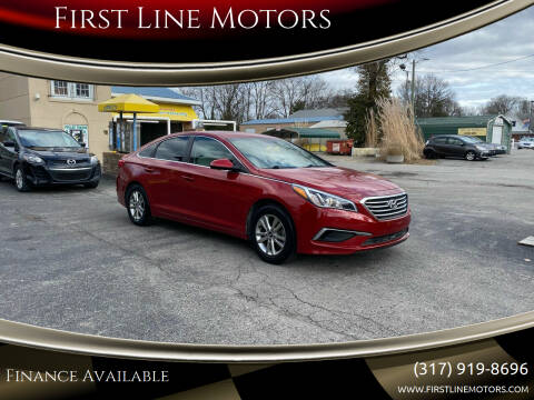 2017 Hyundai Sonata for sale at First Line Motors in Brownsburg IN