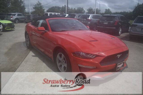 2020 Ford Mustang for sale at Strawberry Road Auto Sales in Pasadena TX