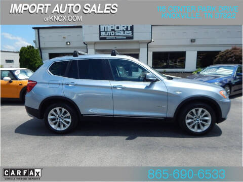 2011 BMW X3 for sale at IMPORT AUTO SALES OF KNOXVILLE in Knoxville TN