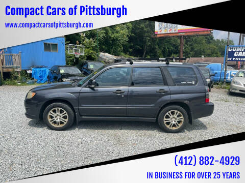 2008 Subaru Forester for sale at Compact Cars of Pittsburgh in Pittsburgh PA