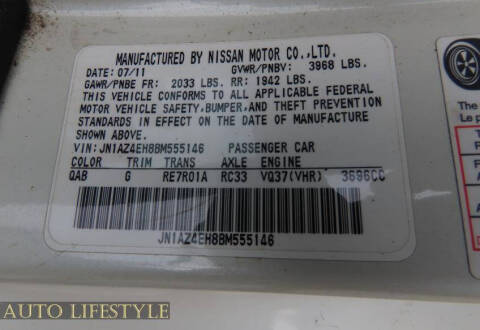 2011 Nissan 370Z Touring