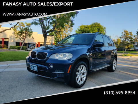 2012 BMW X5 for sale at FANASY AUTO SALES/EXPORT in Yorba Linda CA