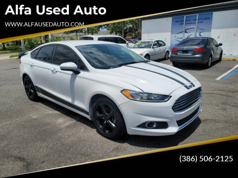 2016 Ford Fusion for sale at Alfa Used Auto in Holly Hill FL